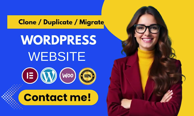 duplicate, redesign, copy clone wordpress website with elementor pro
