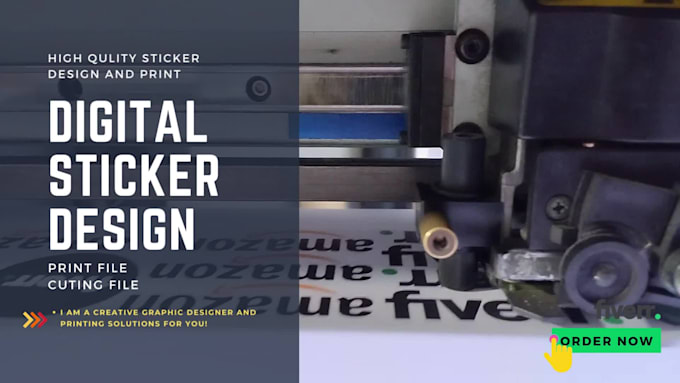 Do custom unique sticker design label, logo, round, patch by ...