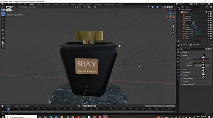 render 3d product visuals in blender
