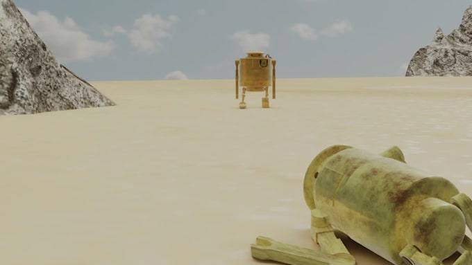create rigged low poly 3d character