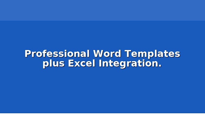 custom vba macros for excel and word