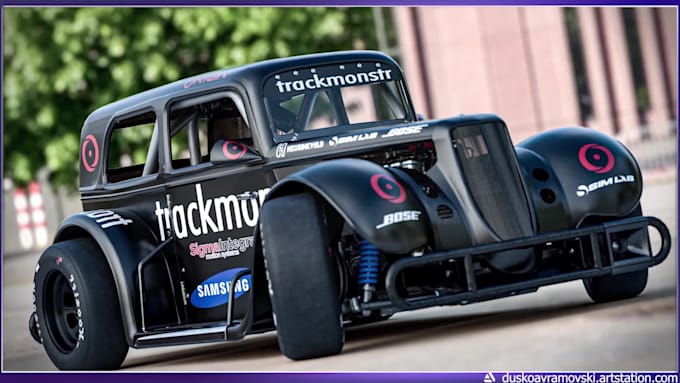 create any 3d vehicle design fully uv mapped aaa quality