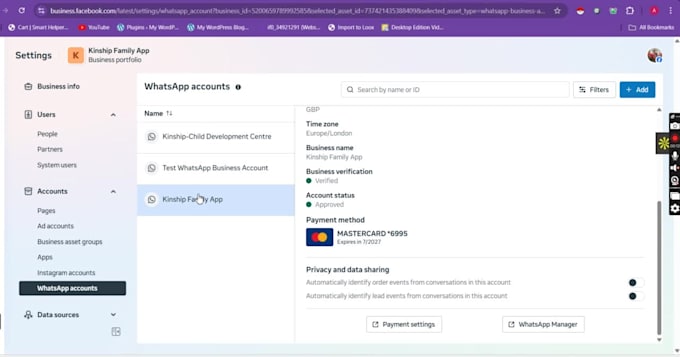set up whatsapp API, chatbot, ai agent automation using n8n or bsp or manychat
