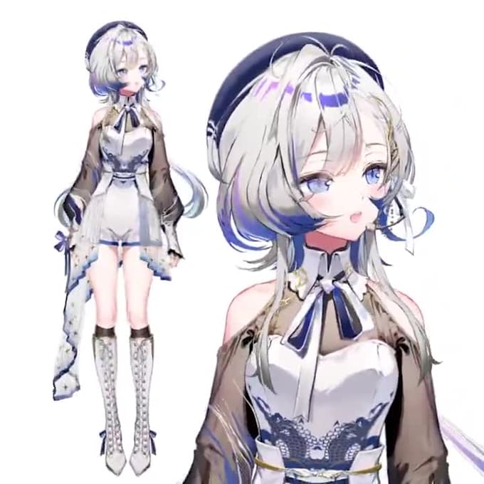 Design and rigging anime style live2d vtuber model for streaming by ...