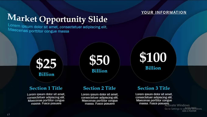 design a professional  power point presentation