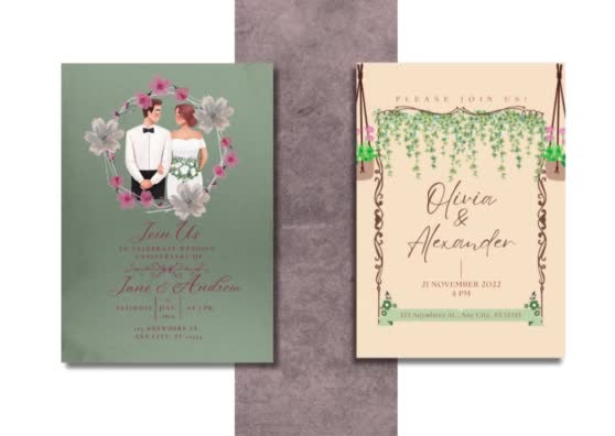 make unique invitations, birthday, and wedding cards