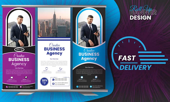 make roll up banners, billboards, roll up,  signage design, or pull up