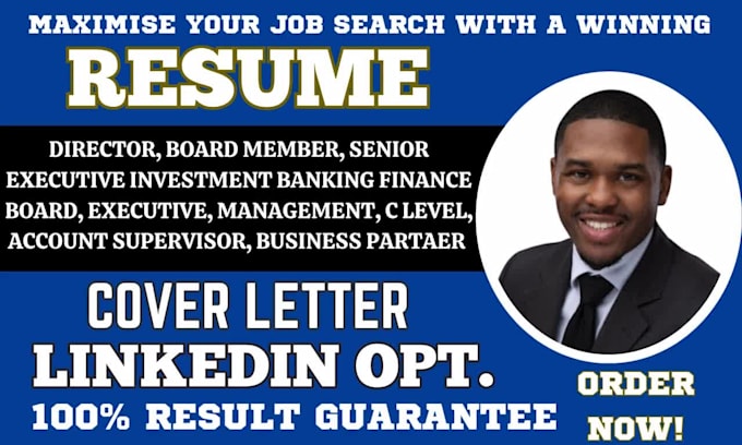 write resumes for directors, senior board members,  IT, saas, CEO, vp, svp
