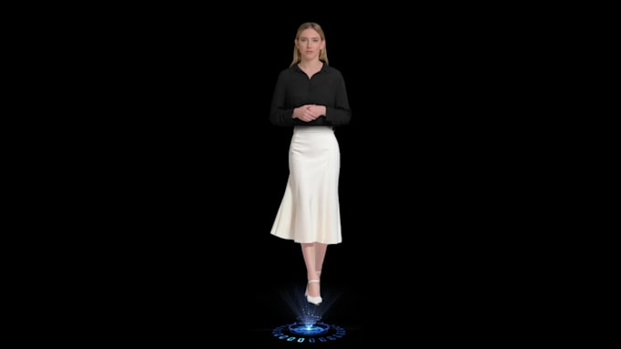 create ai spokesperson video