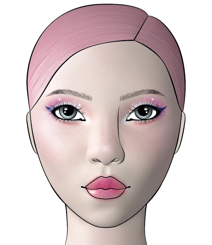 create a digital makeup look