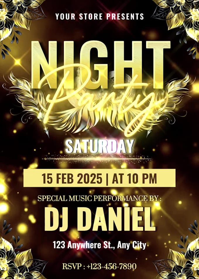 make flyer animation elegant