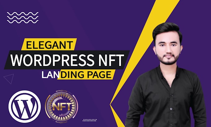 develop elegant elementor nft landing page
