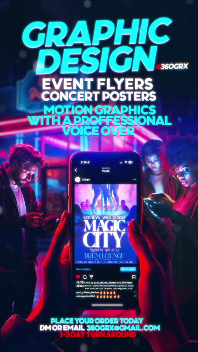 create eye catching designs for flyers