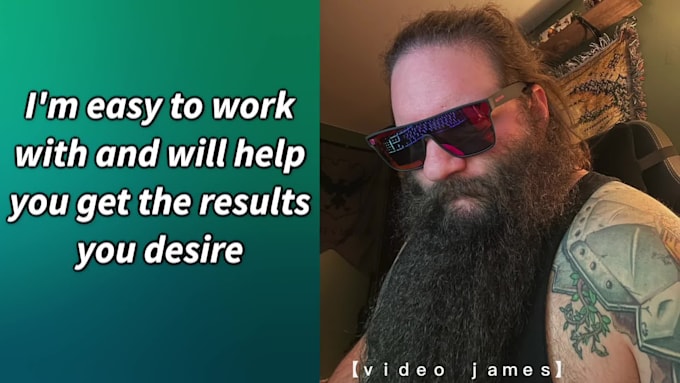 record an american male voice over