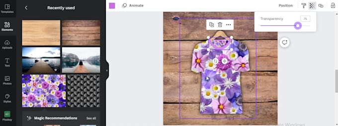 create custom fillable canva frame mockup templates