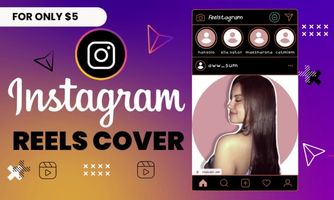 Create intresting instagram and tiktok reels cover by Dinarogue | Fiverr