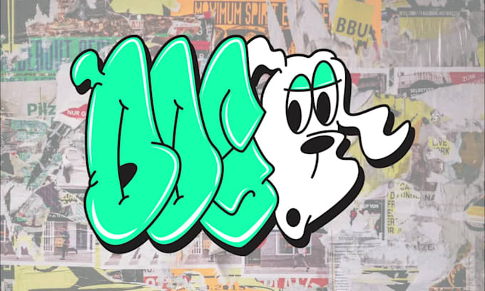 create a custom font in throwie graffiti style