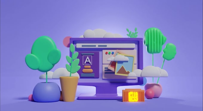 create 3d infographics and 3d animations
