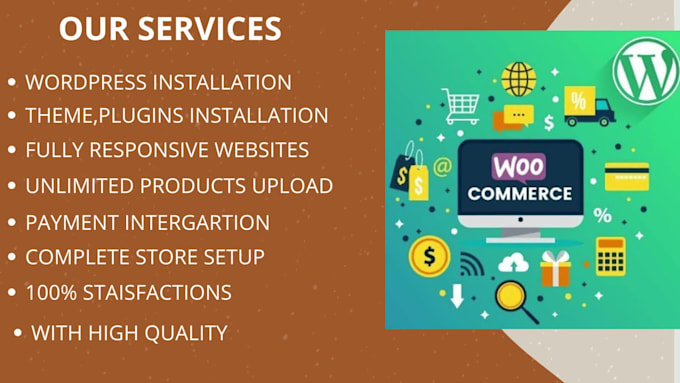 develop an ecommerce website using a woo commerce plugin