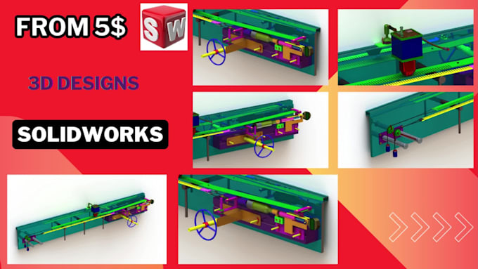 Do 3d modelling and rendering from solidworks by Kasun_chamikara | Fiverr