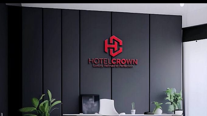 create a custom geometry business logo illustration