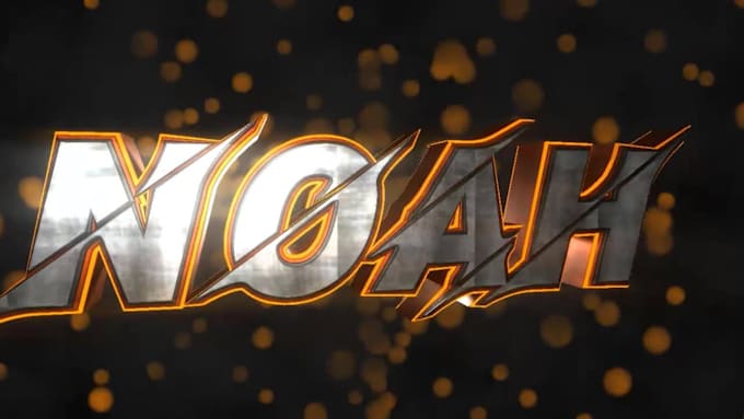 do create a 3d text animition intro video