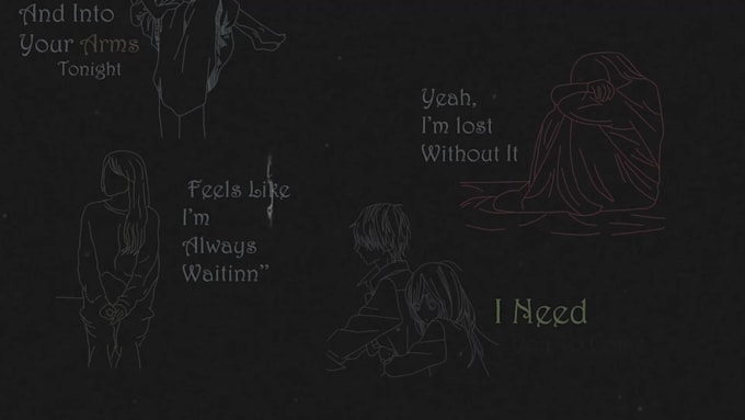 do an awesome animated lyric video