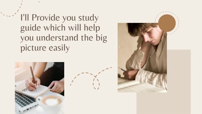 make notes and study guides