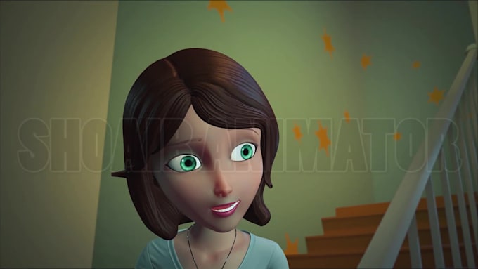 do 3d animation video and 3d character design rig