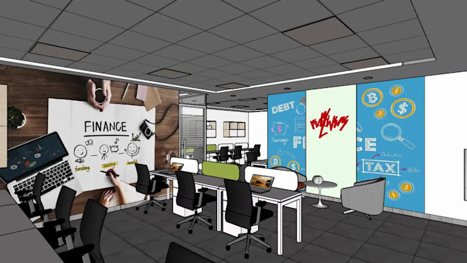 create architectural drawings and modern interior design