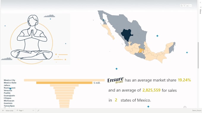 create professional power bi dashboards and reports