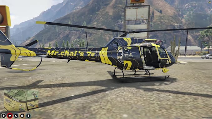 create a custom polmav helicopter livery for fivem