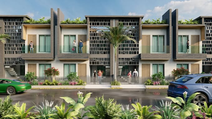 do 3d exterior and interior design for your house