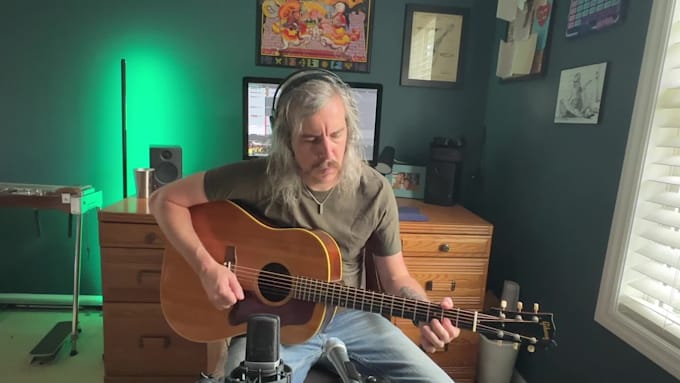 record bluegrass guitar for your song