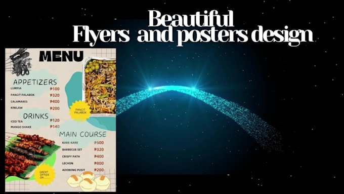 design beautiful flyer, brochure, poster and postcards  etc