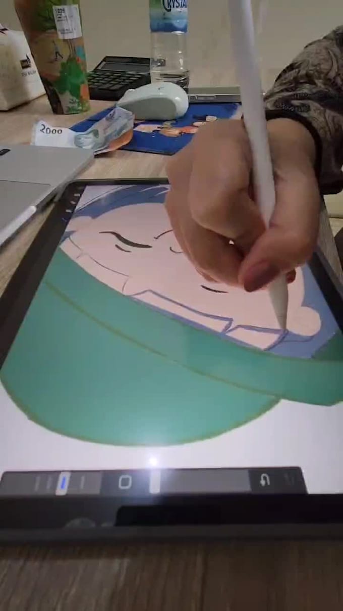 design unique hand drawn illustrations in procreate