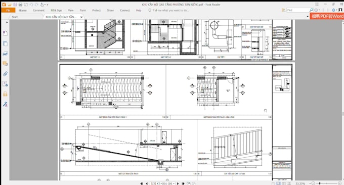 Draft building plan, sections, elevations, detailed 2d