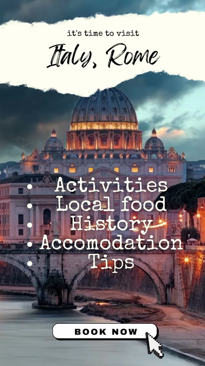 plan a custom travel itinerary in rome based on your liking