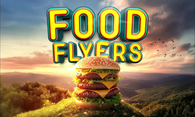 create an animated food menu and digital display board