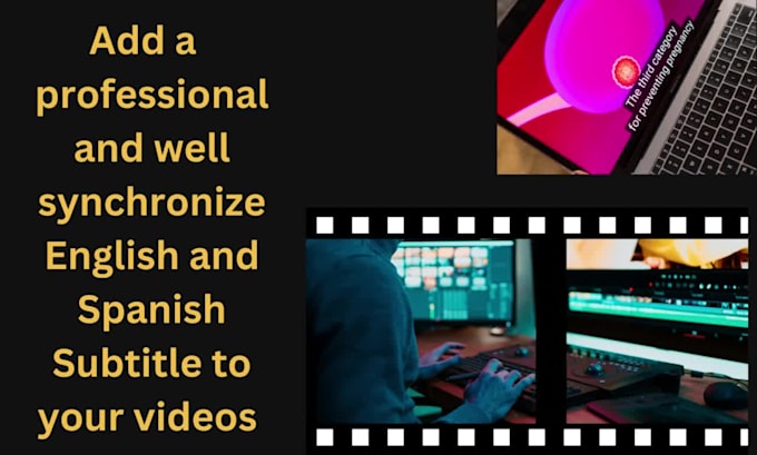 Add a subtitle or caption in english and spanish for your videos by