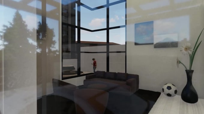 create realistic exterior, interior, 3d floor plan