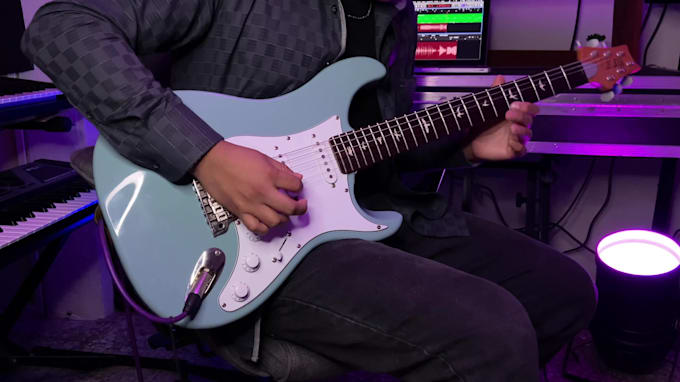 record electric guitars for your project
