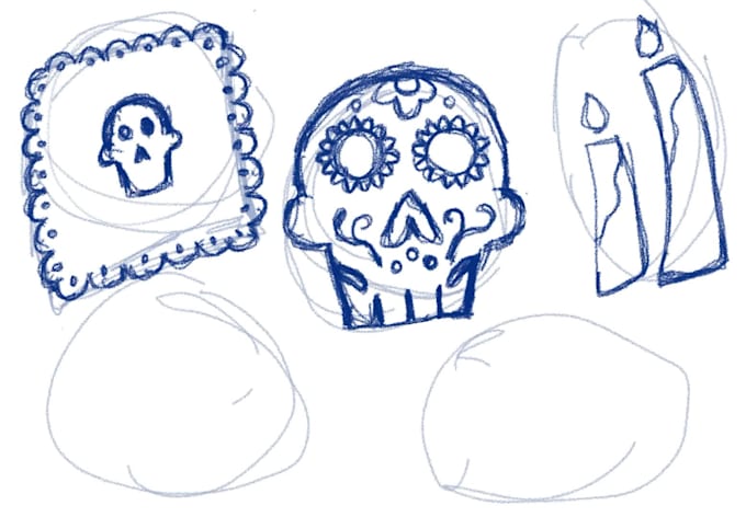 do cute textured illustration