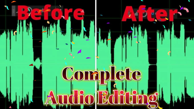 perform audio editing and noise reduction restoration