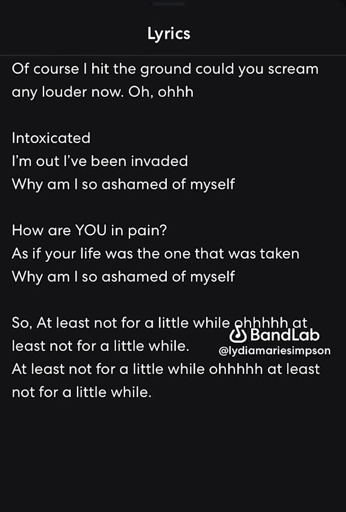 help you write lyrics for your song