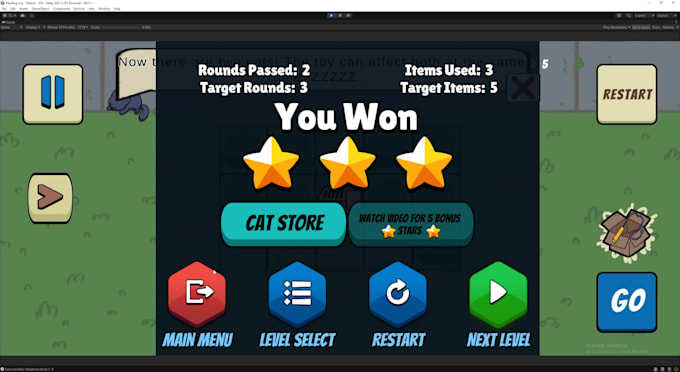 code in the unity game engine for you