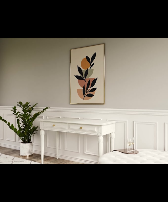 create stunning wall art mockup videos for your esty store