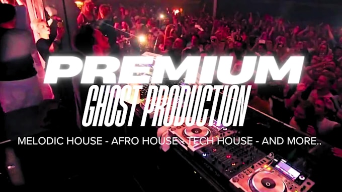 be your ghost producer for your afro and melodic house track