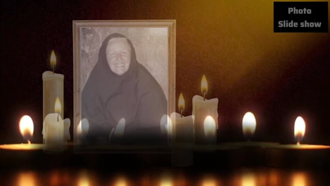 create funeral video, memorial slideshow, slideshow video