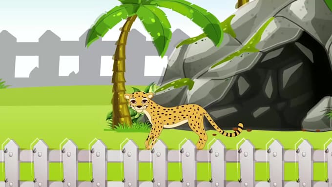 make 2d educational cartoon story animation in adobe animate